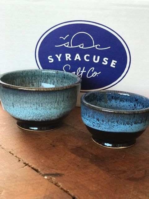 Handmade Blue Salt Cellar